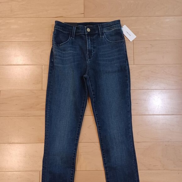 NWT J. Brand Maria High Rise Skinny Leg Jeans Fasten Dark Blue Wash Size 26 - Picture 3 of 10